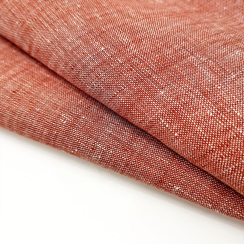 Wholesale Factory High Quality Plain Natural 100% Organic Linen Fabric for Clothing 100% Linen
