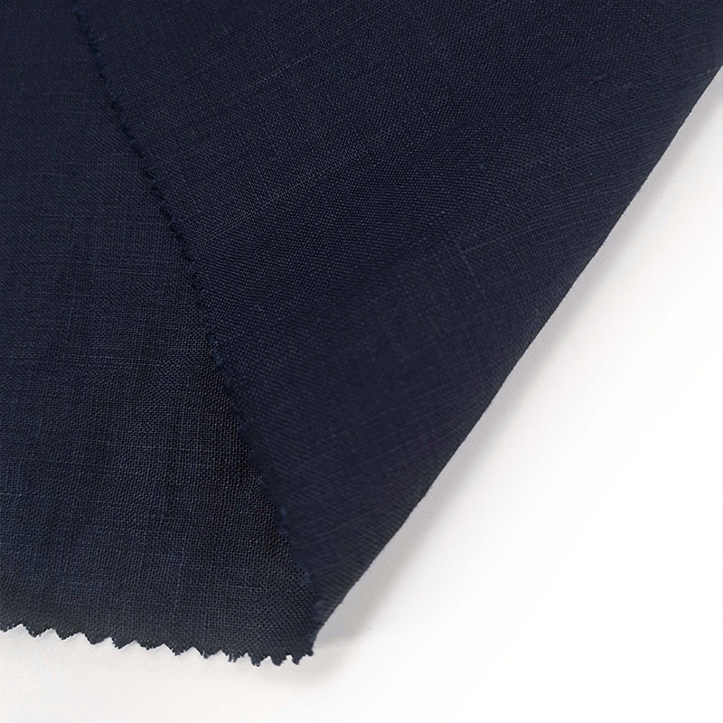 Wholesale Sand Washed Pure Linen Eco-friendly Woven 100% Linen Plain Dyed Fabric