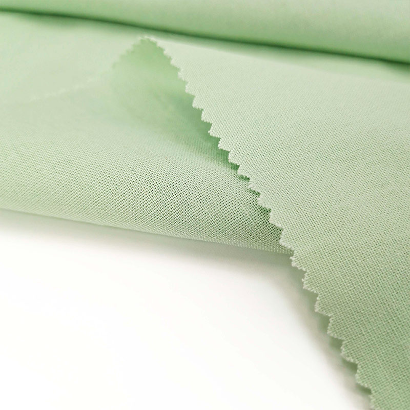 Textile Fabric Supplier Smooth Dyed Shirt Dress Casual Linen Rayon Fabric for Spring and Summer