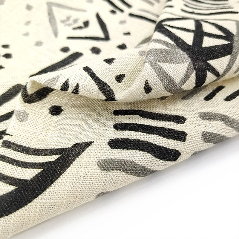 Viscose Linen Slubbed Pattern Linen Viscose Fabrics Solid Plain Dyed Linen Fabrics for Clothing