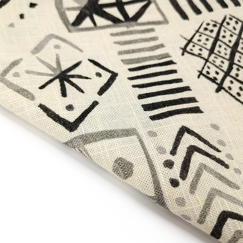 Viscose Linen Slubbed Pattern Linen Viscose Fabrics Solid Plain Dyed Linen Fabrics for Clothing