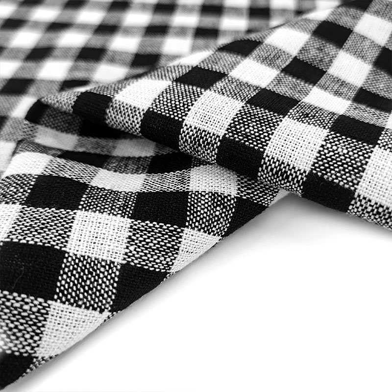 Hot Sale Linen Viscose Blend Soft Custom Print Fabric for Blouse Rayon Linen in Roll