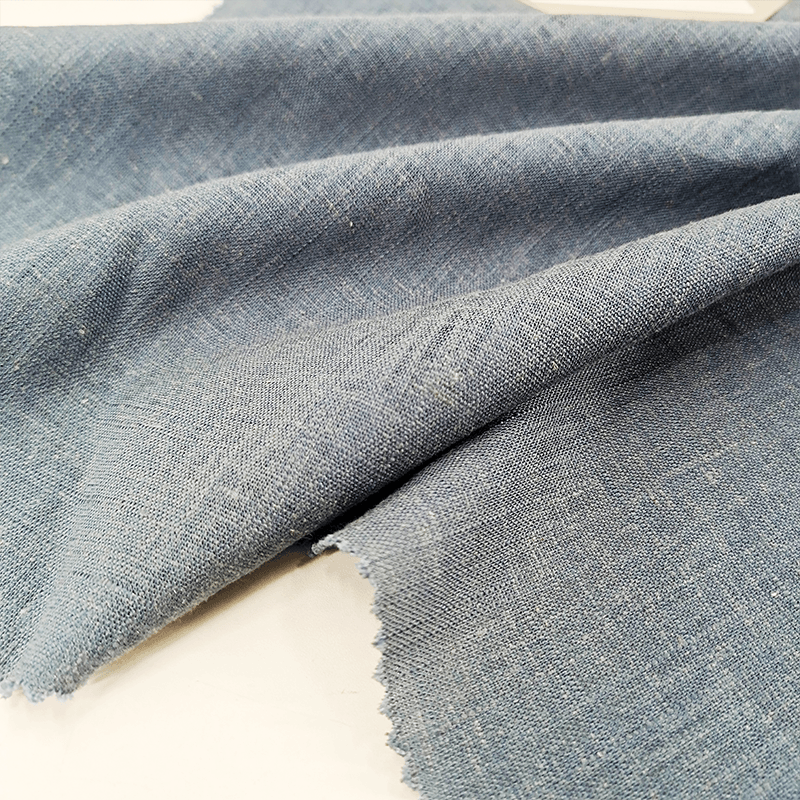 High-quality Woven New Design Linen Rayon Color Linen Cotton Blend Fabric