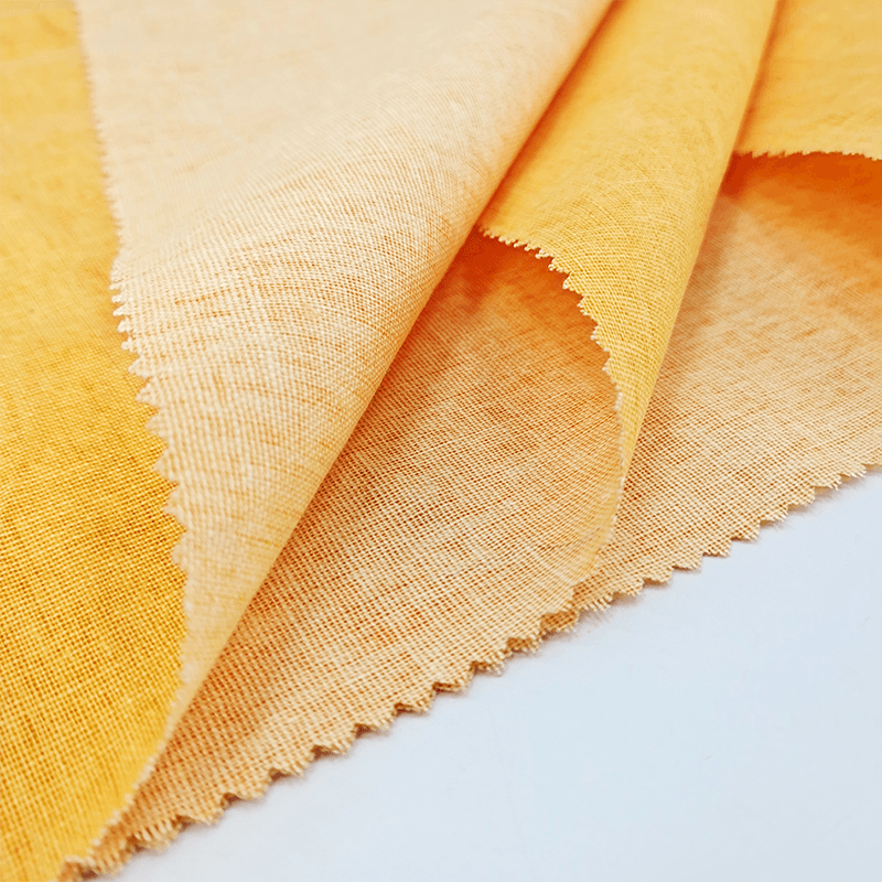 New Fashion Dyed Linen Rayon Cotton Polyester Linen Stripe Fabric for Dress Shirt