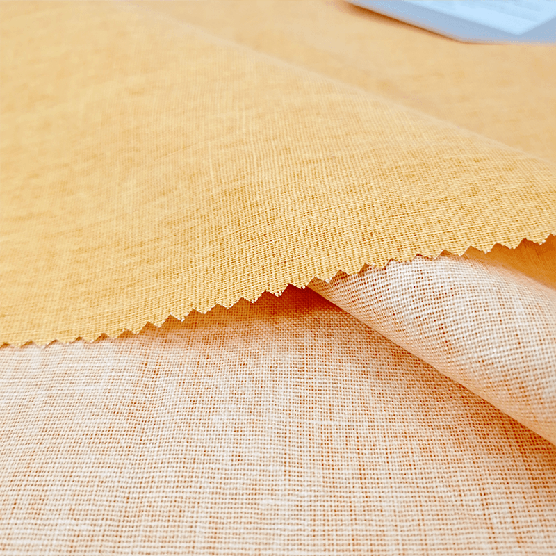 New Fashion Dyed Linen Rayon Cotton Polyester Linen Stripe Fabric for Dress Shirt