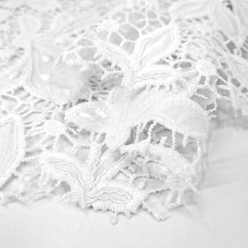 Embroider Polyester Lace Fabric Blouse Material Cloth Embroidered Fabric for Evening Dresses