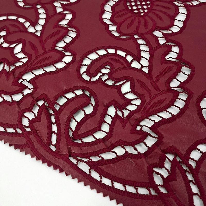 Fashion Chemical PU Embroidery Lace Trim Fabric for Home Textile Garment Accessories Wedding Dress African Lace