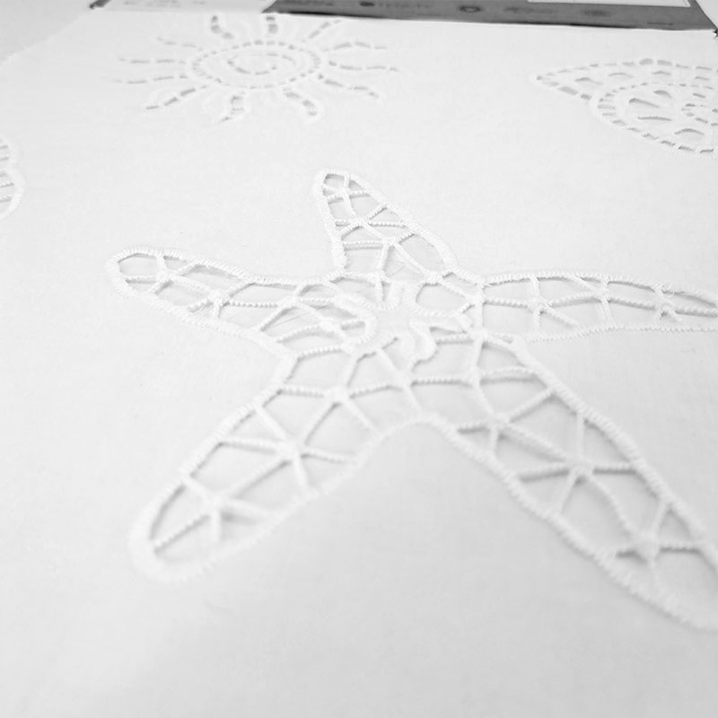 Wholesale French Lace Fabric Floral Polyester Cotton Embroidery for Dresses