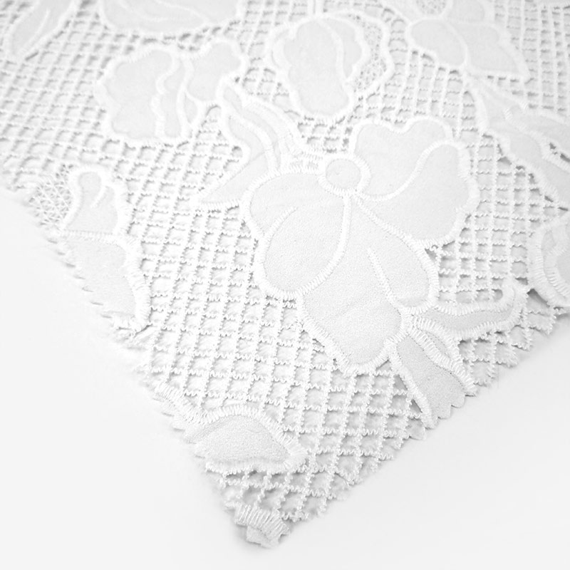 Embroidery Polyester Lace Fabric for Dress