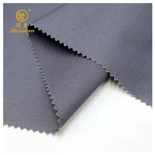 Woven Twill Fabric Plain Dyed Customized Color 100% Cotton 108*56 285GSM 3/1 for Workwear Uniform Medical Industrial Personnel