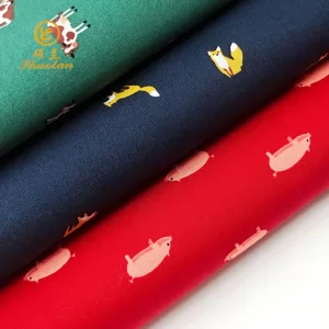 100% Cotton 60*60 90*88 75gsm Printed Shirting fabric Children bedding Fabric