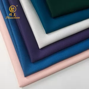 100% Cotton 21*21 100*52 plain weave medical wear fabric with chlorine bleach resistant VAT dyeing