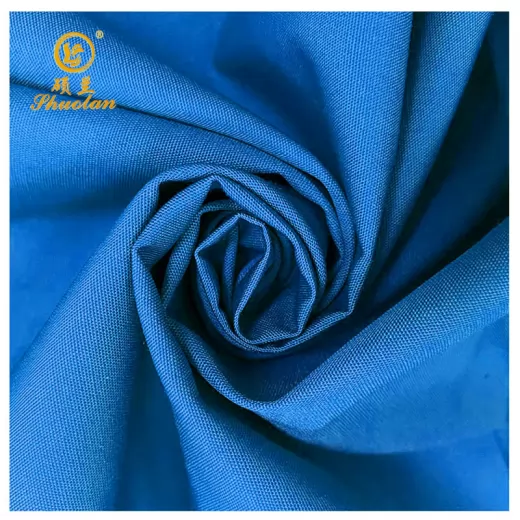 T/C 80/20 24*24 100*52 VAT dyeing plain weave medical wear fabric with chlorine bleach resistant