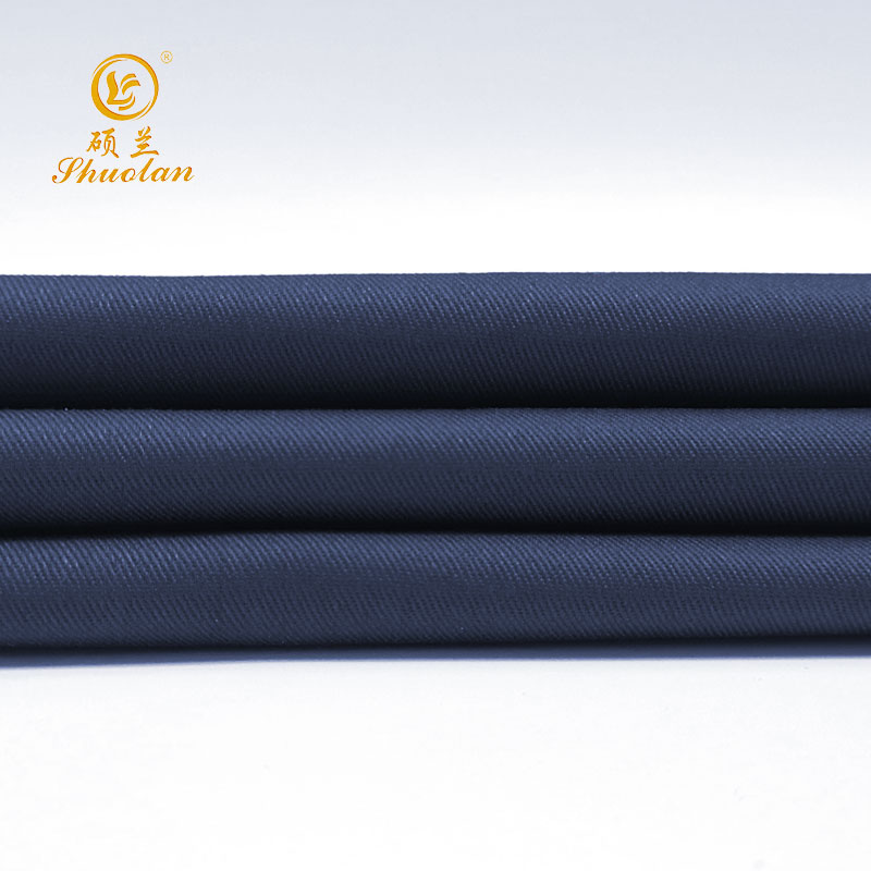 TC 65/35 workwear uniform overall twill 20x16 120x60 190-240 gsm TC twill fabric work wear uniform fabric