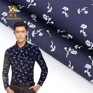 TC 65/35 45*45 133*72 print shirt fabric