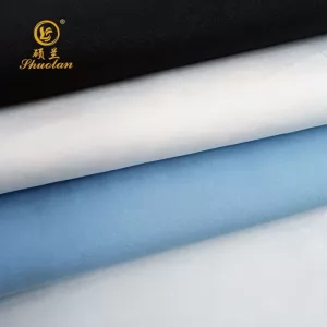 TC 65/35 45*45 88*64 Solid Dyed Shirting Fabric 1/1, Plain