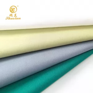 CVC 55/45 40*40 110*60 57/58' 1/1 100gsm Dyed Shirting Fabric