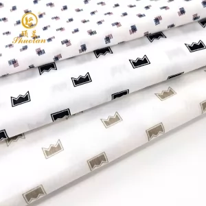 100% cotton 40*40 110*70 print shirt fabric