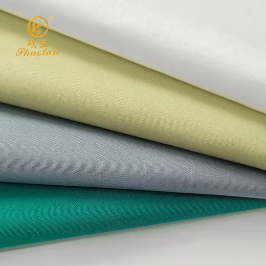 CVC 55/45 45*45 110*76 57/58' 1/1 103gsm Dyed Shirting Fabric