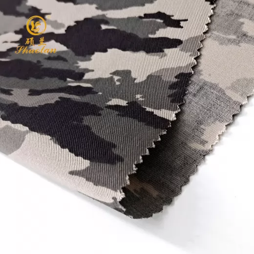 Camouflage Fabric with Flame Retardant for military Cotton 16*16 100*53