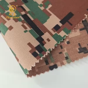 Camouflage Fabric with Flame Retardant for military Cotton 16*12 108*56 285gsm