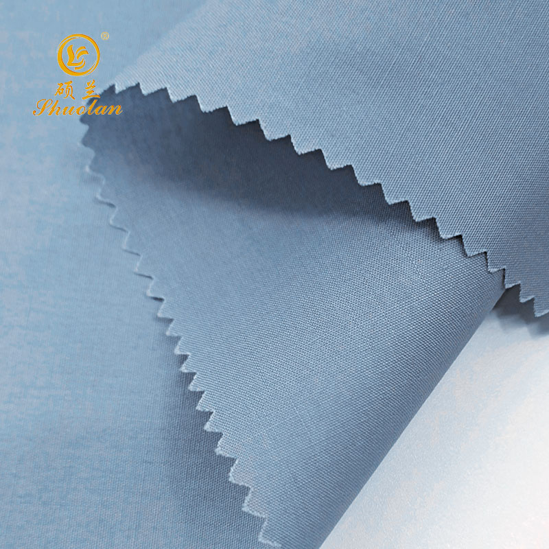 fine texture shirt fabric pre-shrink fabric poplin shirt for men summer garment