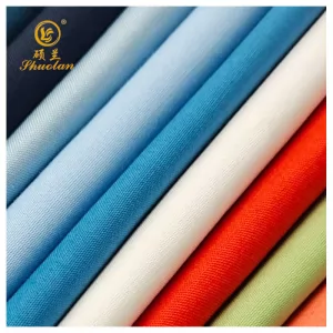 CVC 60/40 45*45 110*76 Poplin plain woven Dyed Fabrics