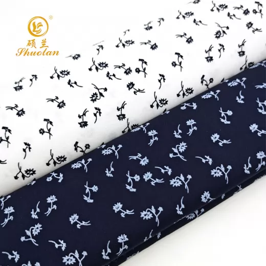 TC 65/35 45*45 110*76 poplin blouse fabric printed fabric