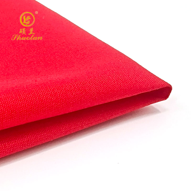 red cloth fabric cotton poplin 60*60 140*120 plain weave fabric cotton voile