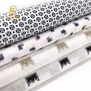80/2*80/2 133*80 100% cotton shirt fabric printed poplin made in china