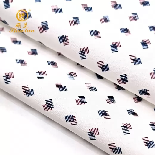 80/2*80/2 133*80 100% cotton shirt fabric printed poplin made in china