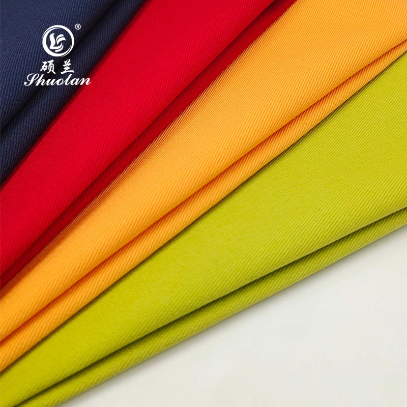 uniform twill 100% cotton 21*21 108*58 colorful fabric made in china
