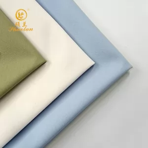 Wholesale 100% Cotton 40*40, 133*72 Woven Plain Weave Dyed Shirt Fabric