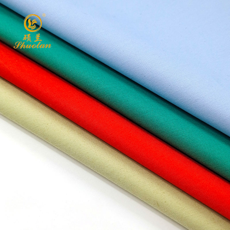 100% cotton 32*32 130*70 145gsm Twill Fabric for School Uniform, Scrub, workwear & Apron