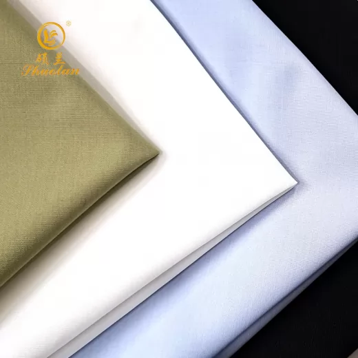 twill dyed fabric CVC 60/40 32*32 130*70 workwear fabric form china