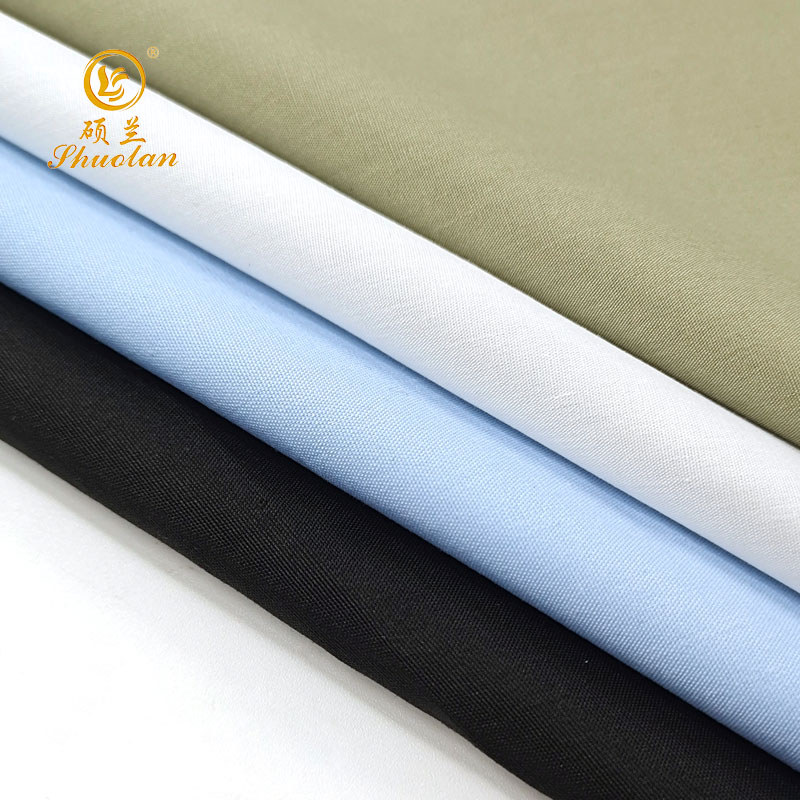 CVC 60/40 32*32 130*70 solid fabric blouse fabric