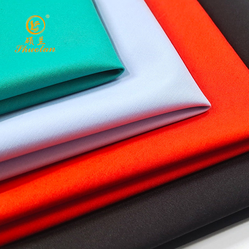 Cotton 60*60 110*110 106gsm Solid blouse & shirt fabric