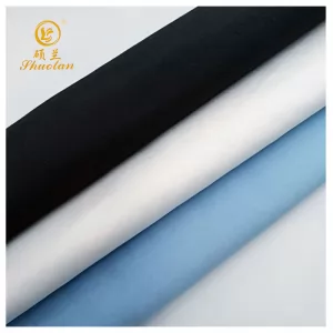 CVC 60/40 45*45 110*76 solid shirt fabric
