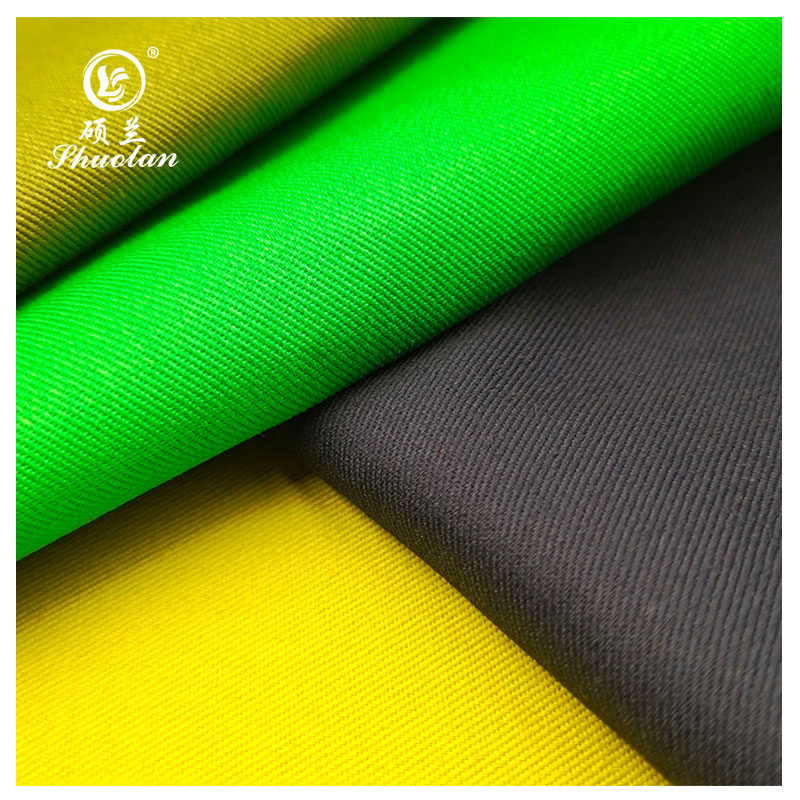 manufacturer CVC 60/40 20*16 120*60 57/58'' 3/1 Polyester Cotton Blend Plain Uniform Fabric Khaki For Workwear