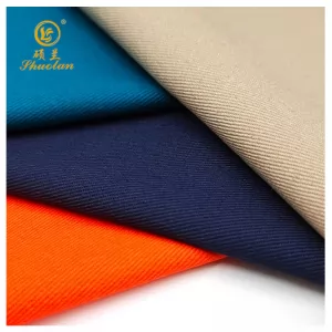 CVC 60/40 20*16 120*60 57/58'' 3/1 twill uniform CVC fabric available from stock
