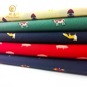 TC 65/35 32* 232 130*70 printed shirt fabric made in china