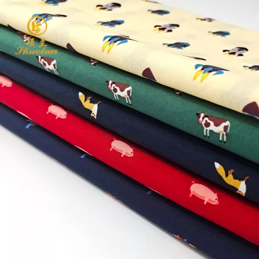 TC 65/35 32* 232 130*70 printed shirt fabric made in china