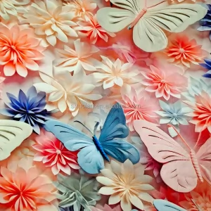Wholesale Light Breathable Summer Splendor Vacation Style Shirt and Skirt 3D Printed 100% Rayon Viscose Fabric