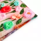 Wholesale Light Breathable Summer Splendor Vacation Style Shirt and Skirt 3D Printed 100% Rayon Viscose Fabric