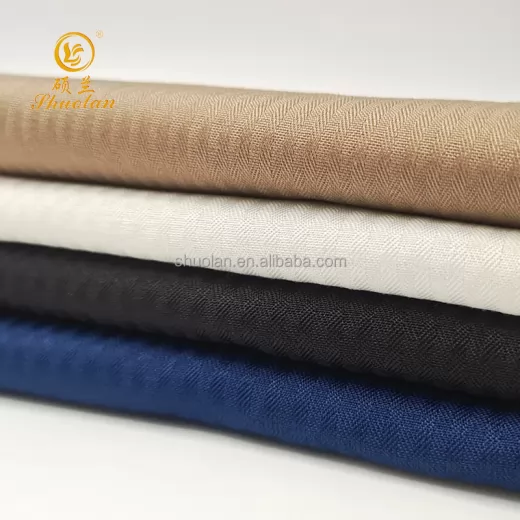 Factory Outlet Eco-friendly Smooth Surface Plain Combed Shirting Trouser Pocketing Polyester Cotton Fabric