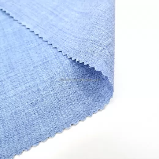Factory Outlet High Quality Solid Texture Breathable Soft Men Women's Suit Uniforms TR Polyester Rayon Viscose Fabric