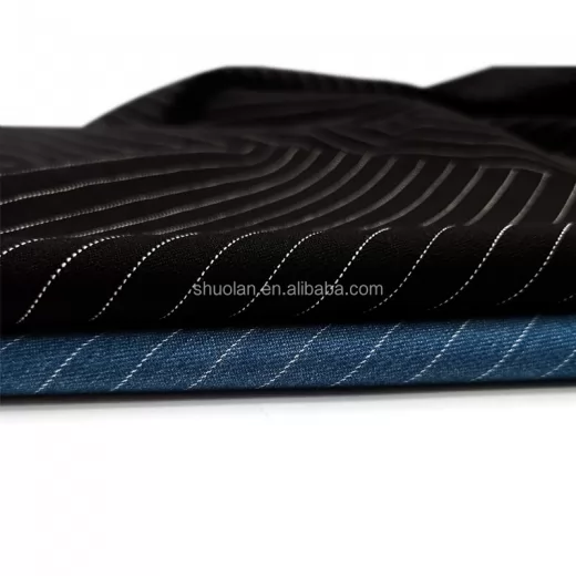 TR Polyester Viscose Woven Twill Fabric Garments Men Suit Suiting