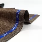 Wholesale English Selvage TR Suiting Fabric Competitive Price Viscose Polyester Satin for Boys Garments Twill Style