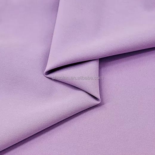 Polyester Viscose Spandex Fabric 2 4 Way Stretch Uniform Suiting Twill Fabric Medical Scrubs Fabric