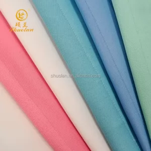 Rayon Spandex Fabric Medical Hospital Wholesale Soft Twill Dyed TR Thick Suiting Fabric for Men Fabric for Scrubs Uniform